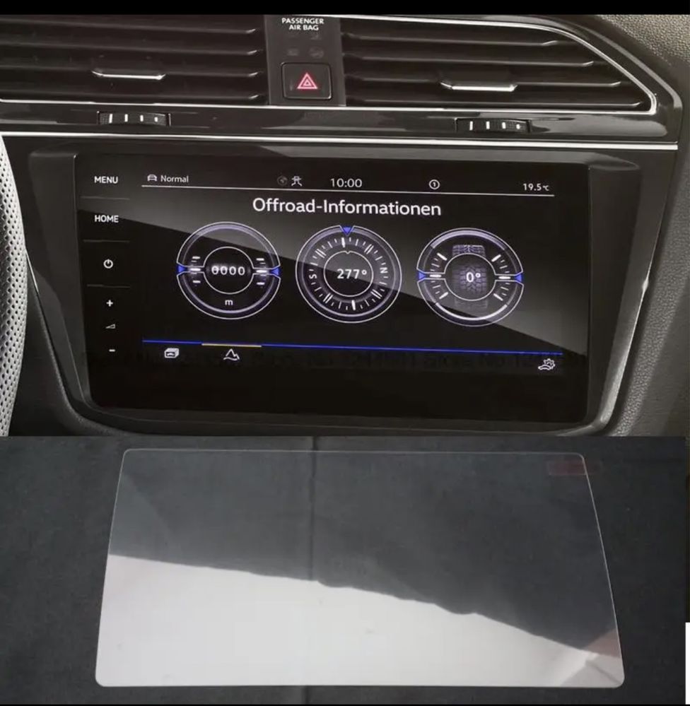 Folie protectie ecran navigatie VW MIB2 8 inch (VW Passat, Golf)