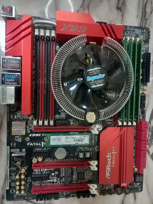 Дънна платка ASRock X99X KILLER lga2011 +Intel Xeon E5-2660v3+32gb+SSD