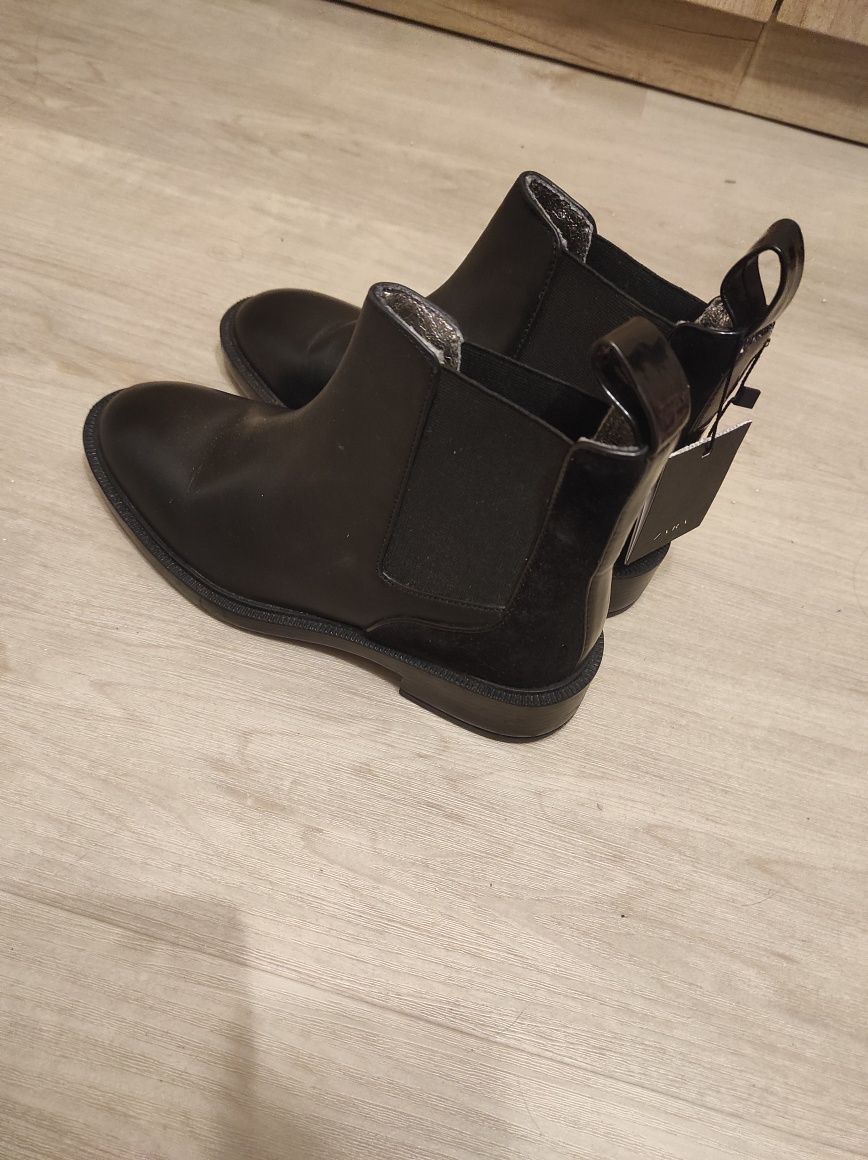 Botine negre copii