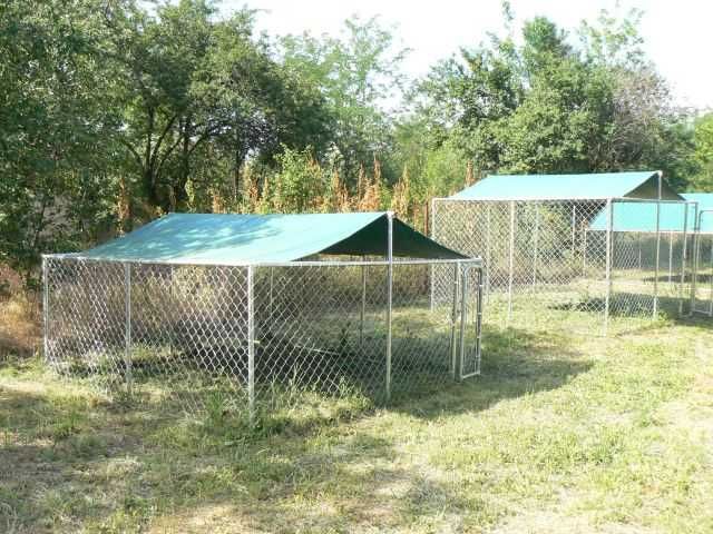Țarc / Cusca / Padoc pentru câini, 3x3m, acoperiș  PVC 500g/m² LG