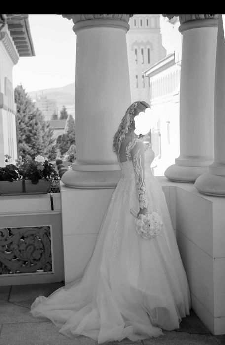Rochie de mireasa unicat-model regal