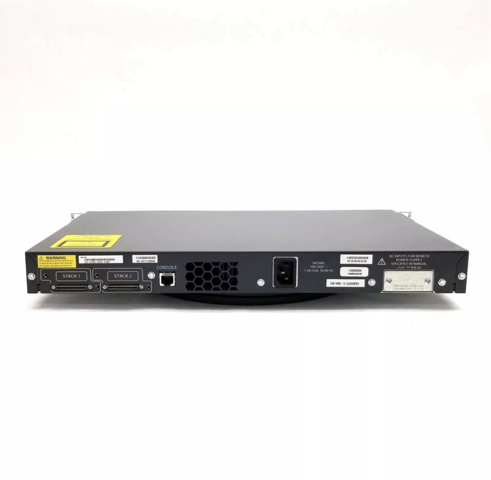 48-портовый коммутатор Cisco Catalyst WS-C3750-48T 4-SFP Ethernet сеть
