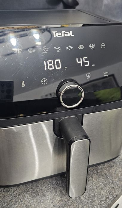 Friteuza cu aer cald Tefal Easy Fry Mega EY855D10, 2020W, capacitate 7