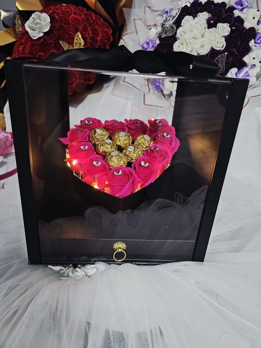 Aranjamente si buchete flori de sapun