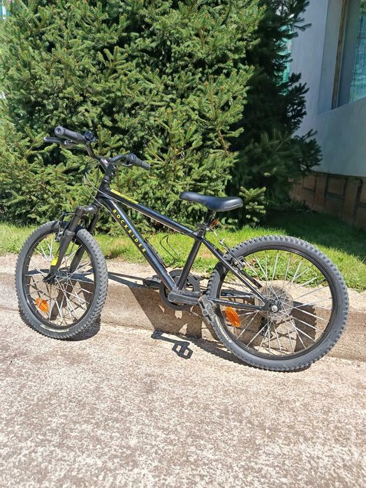 Bicicletă MTB Rockrider Explore 500 20" negru copii 120-135 cm