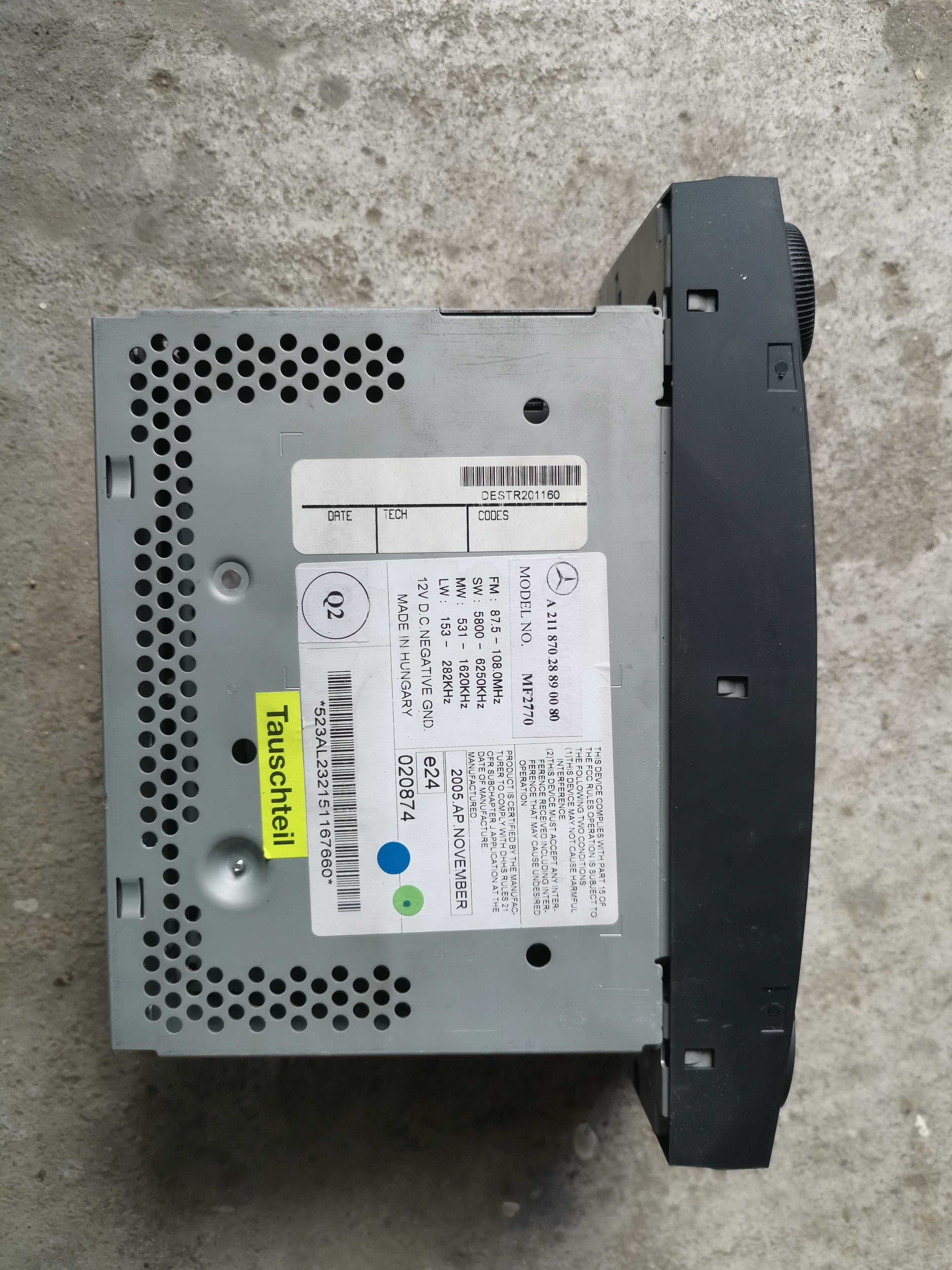 Медиа за мерцедес Е270 w211