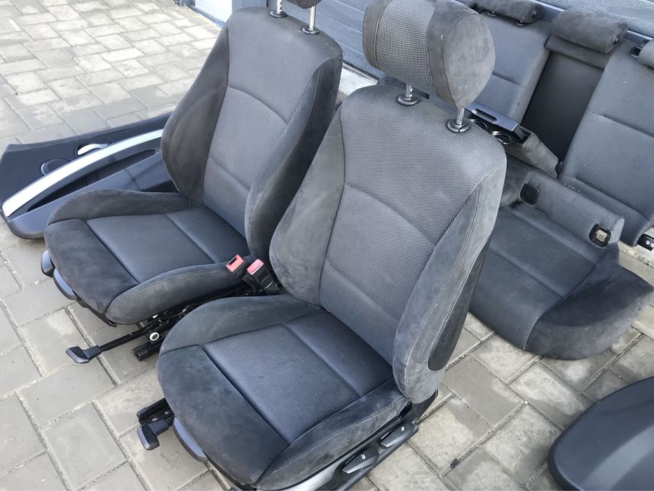 Scaune interior recaro alcantara cu textil Bmw seria 3 E91 LCI 2010