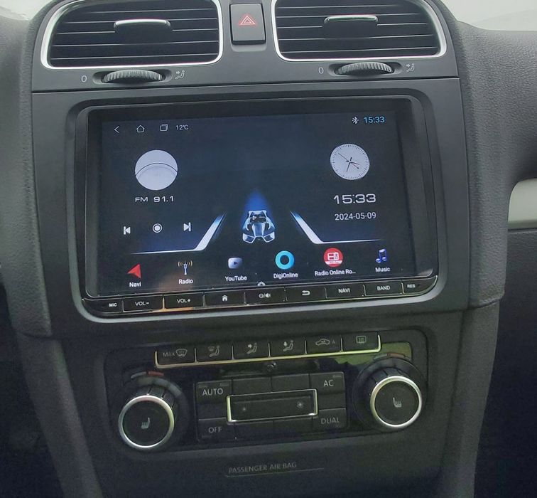 Navigație auto 9” CarPlay & Android Auto, 2GB RAM, 32GB memorie, Nouă!