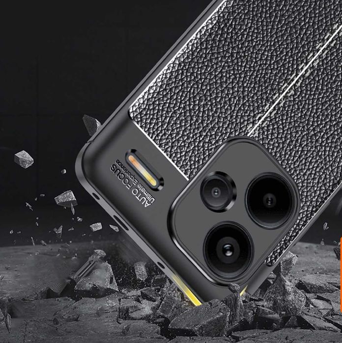 Husa Premium Antisoc model tip Piele pt Xiaomi Redmi Note 13 Pro+ 5G