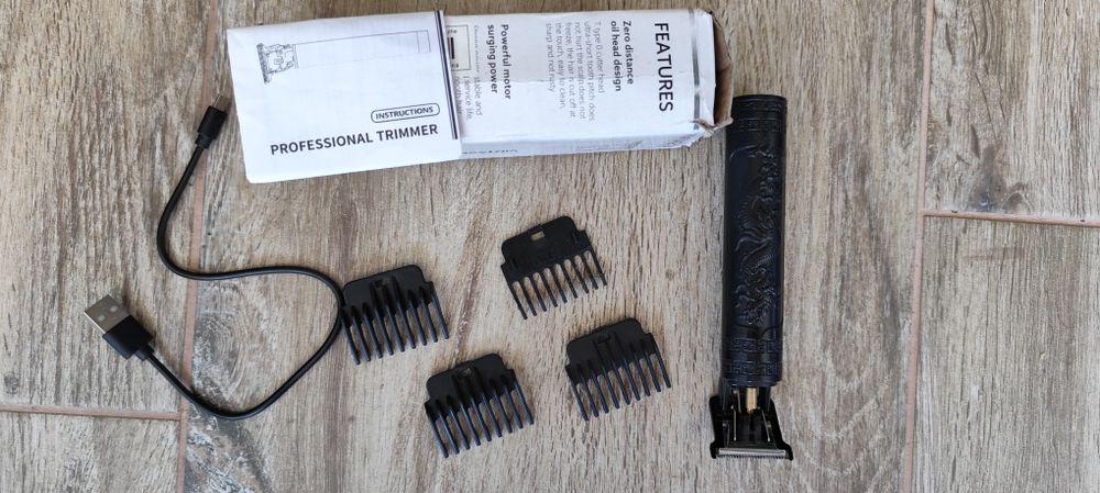 Mașina de tuns păr, barba, corporala, baterie lithium incarcare rapida