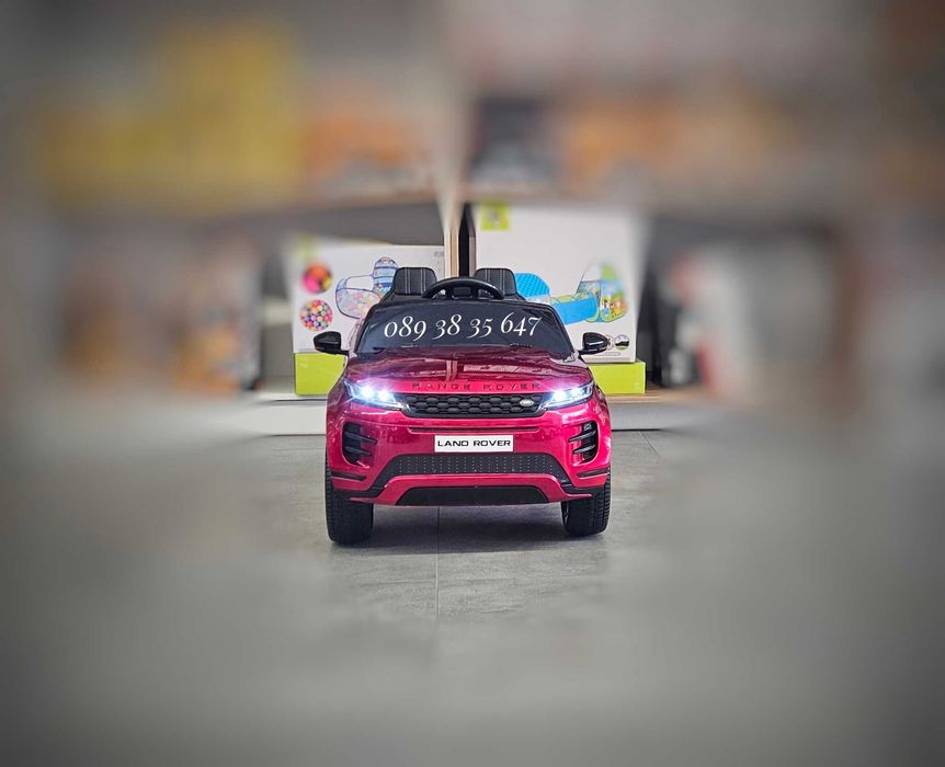 ТОП ЦЕНА!НОВО!Акумулаторен джип RANGE ROVER EVOQUE с 4Х4,12V,меки гуми