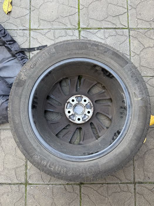 Jante 17 aliaj + anvelope de vara continental eco 6