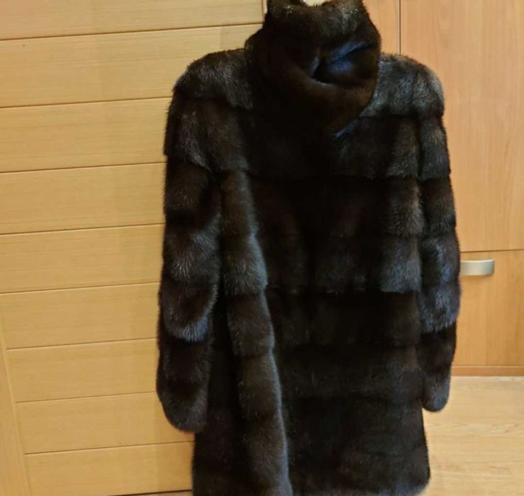 Шуба норковая поперечка