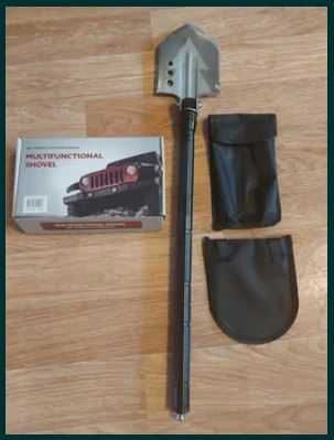 Многофункциональная лопата тактическая сапёрная огниво свисток нож TiR