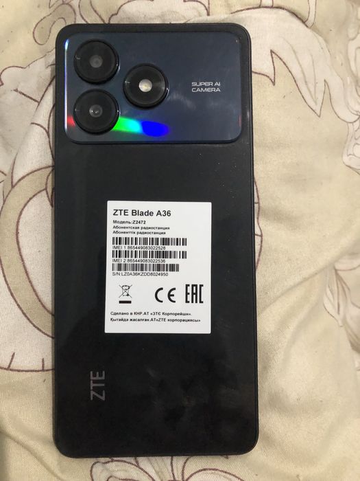 ZTE A36 срочна сатылады!