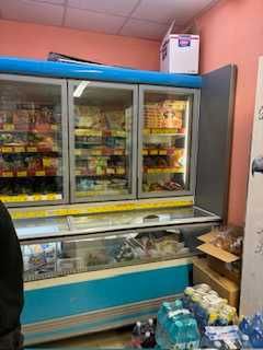 Хладилна витрина крайстенна минусова/фризер/