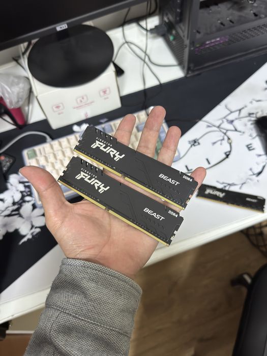 Оперативная память Kingston Fury Beast 16GB (2×8GB) DDR4 3200 MHz