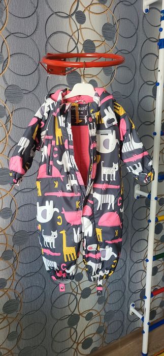 Комбинезон демисезонный для девочки, Crockid,  размер 74-80