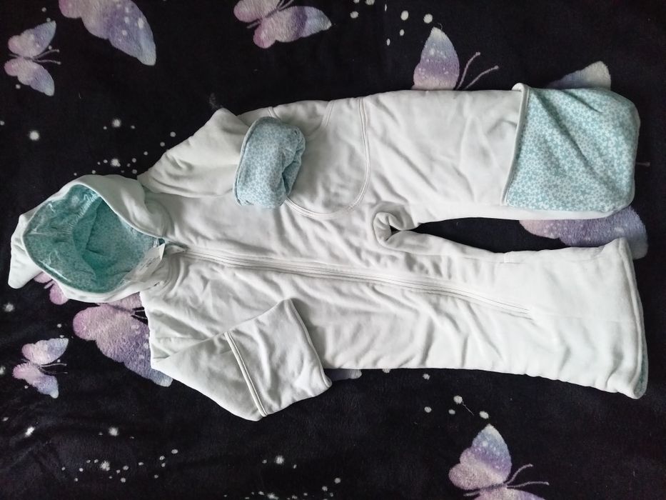 Combinezon pufos și gros de iarna copii