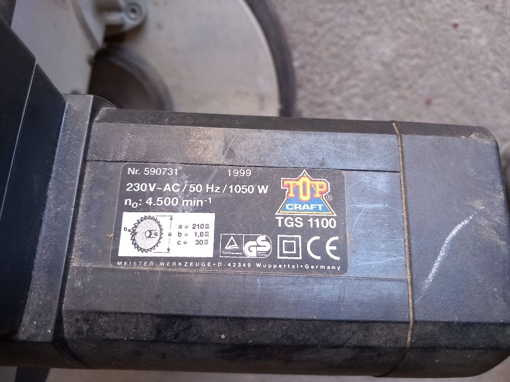 Немска Пендула ф210мм. Повдигащ Циркуляр 1050W Top Craft