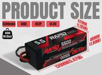 Baterie lipo 4s 5,5 ah Turnigy navomodel/barcuta plantat