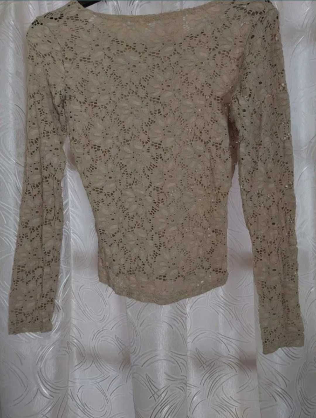 Bluza plasa elastică floral casual XS/ S