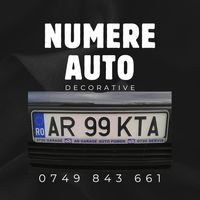 Numere auto decorative