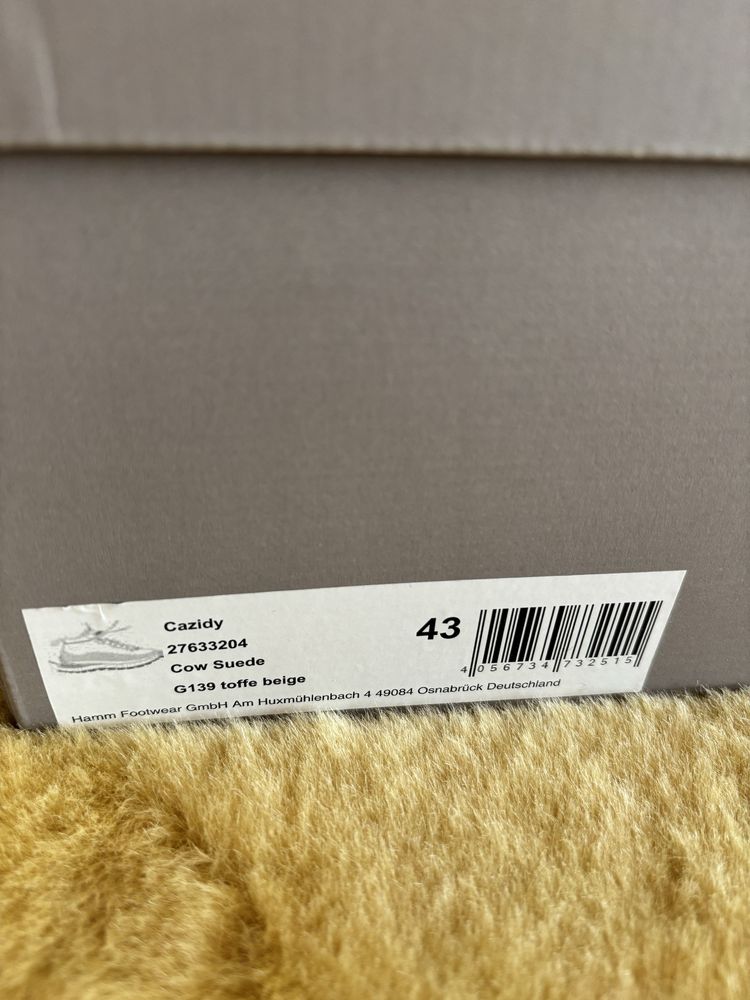 Ghete Gant 43 piele intoarsa