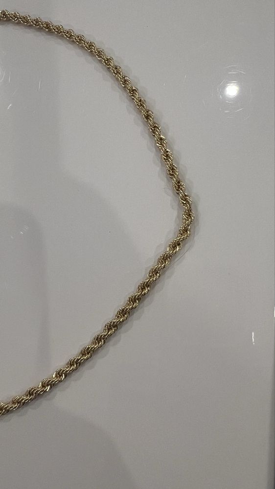 Lanț aur galben 14k nou. Greutate:7,7g, Lungime:50cm,Grosime:3,8mm
