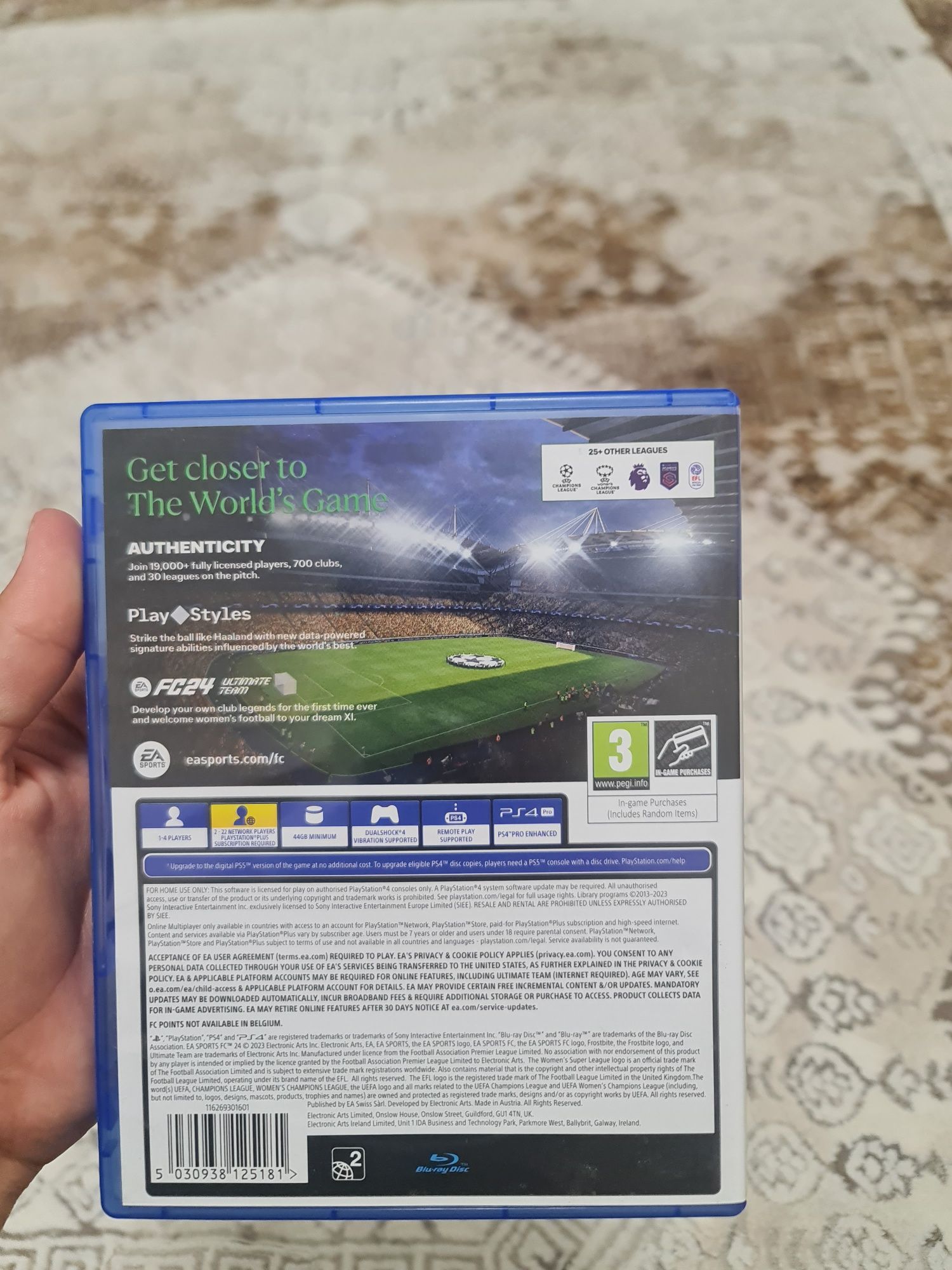FIFA 24 PS4 в отличном состоянии