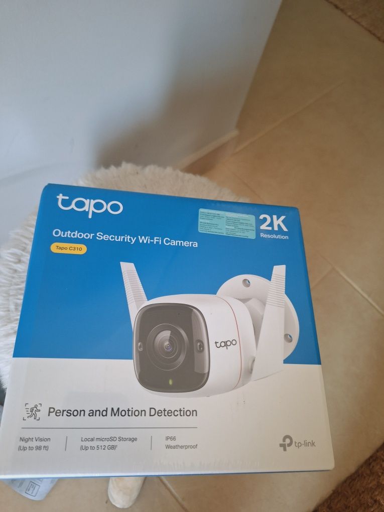 Tapo 2k inteligenta camera supraveghere