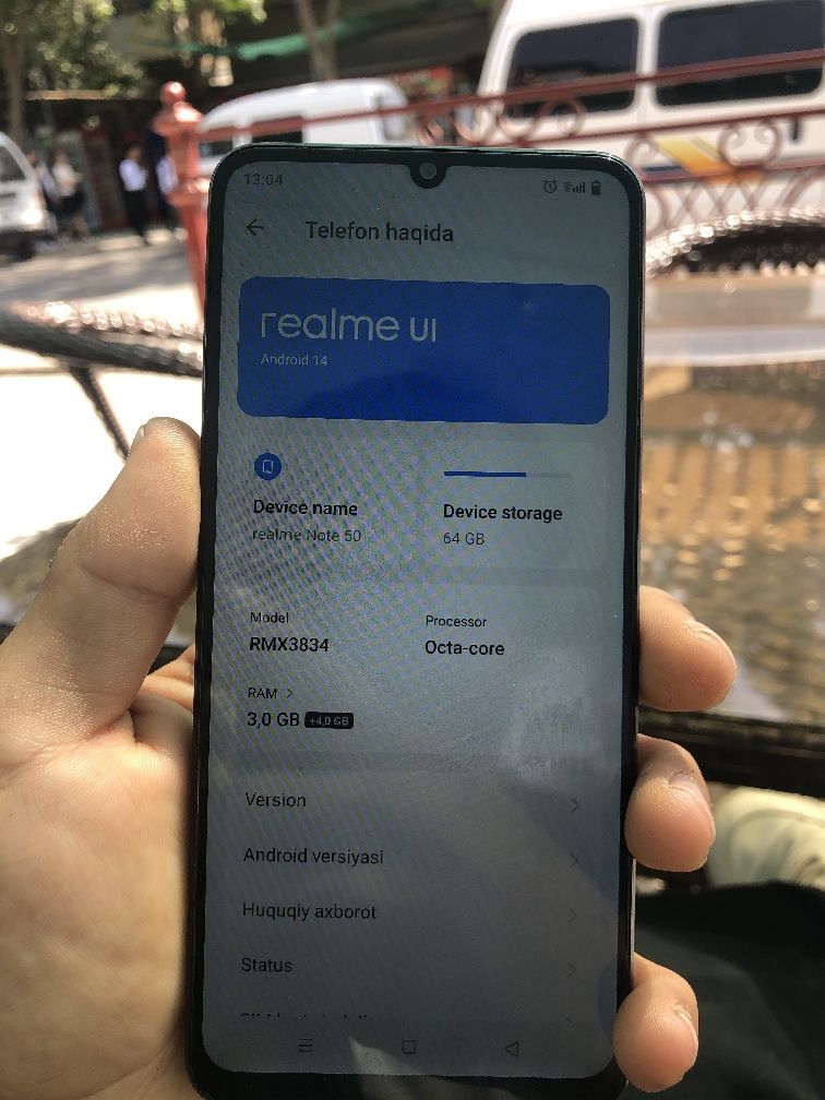 Realmi note 50 srochna