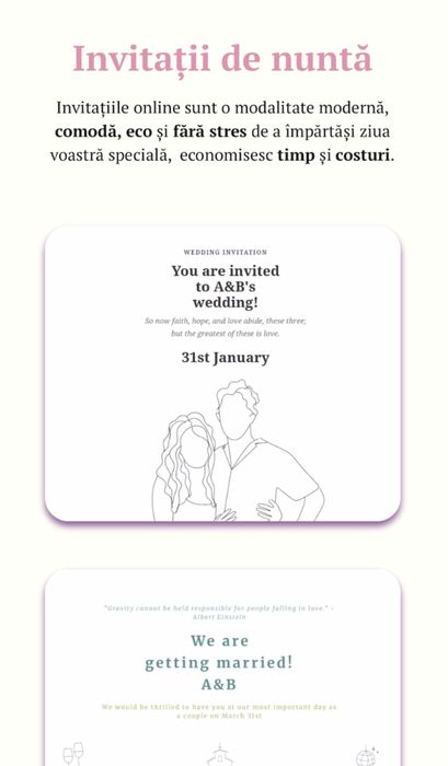 Site pentru evenimente si afaceri