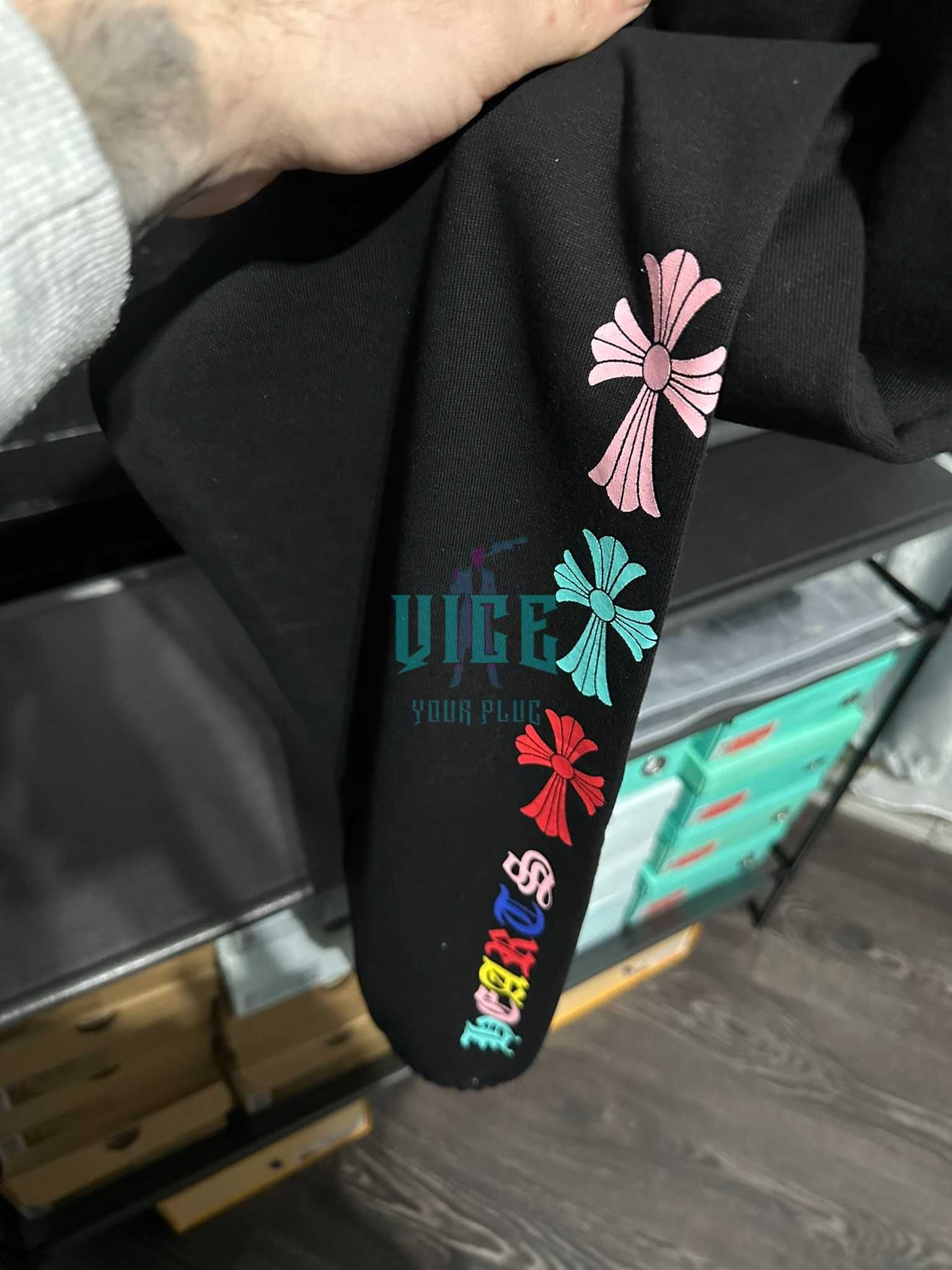 Pantalon Trening Chrome Hearts Multi Color Cross CT [VICE YOUR PLUG]