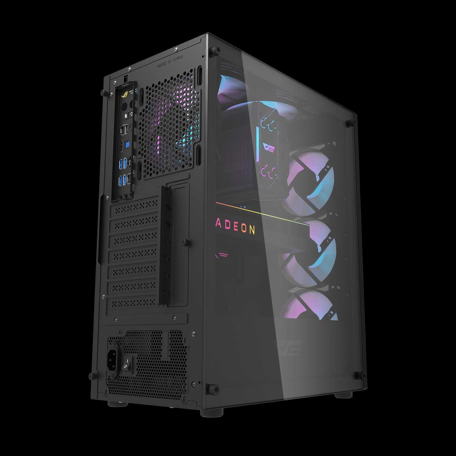 [НОВЫЙ] Корпус DarkFlash DK352 PLUS BLACK (with 4 fans)
