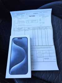 Iphone 15 Pro 5G Blue Titanium 128Gb NOU Sigilat Factură 2 ANI GARANȚI