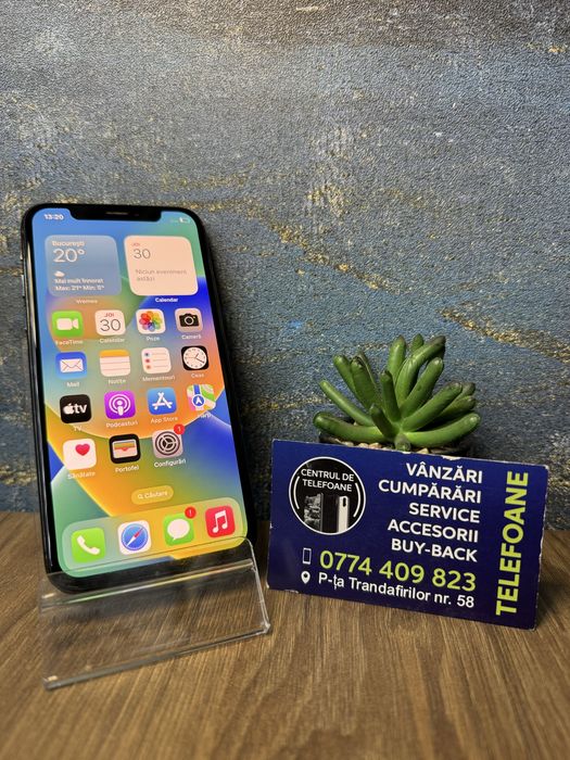 Iphone X/64Gb/Garantie 2Ani Centrul de Telefoane/Rate