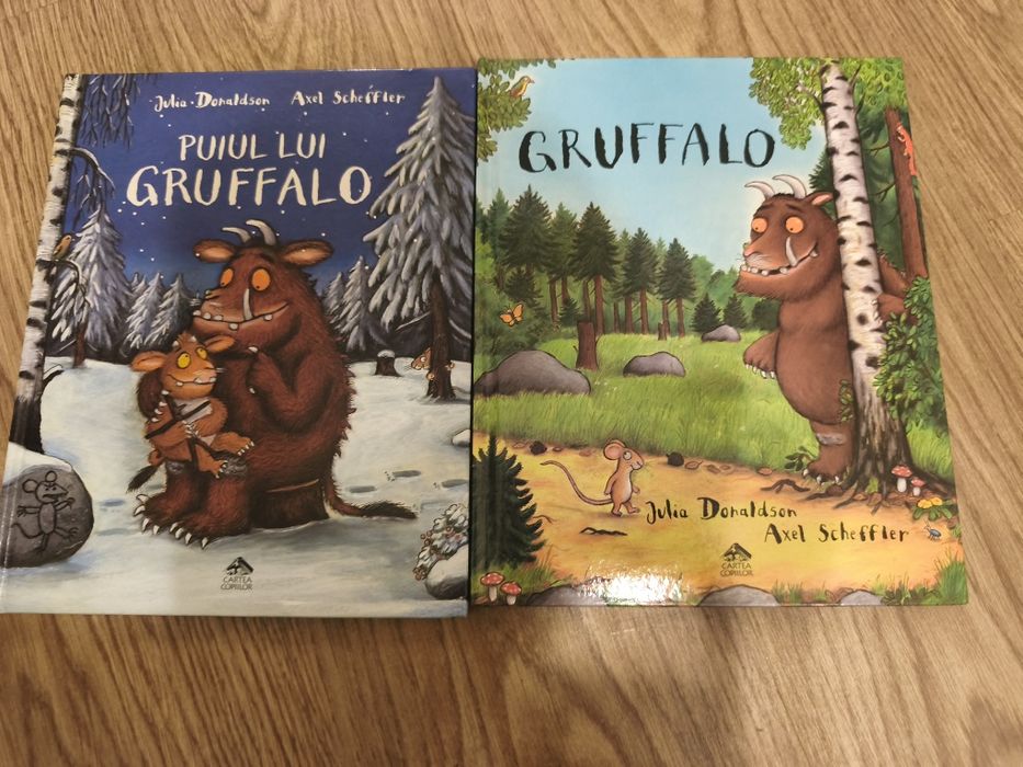 Vând cărțile gruffalo vol. Puiul lui gruffalo și gruffalo
