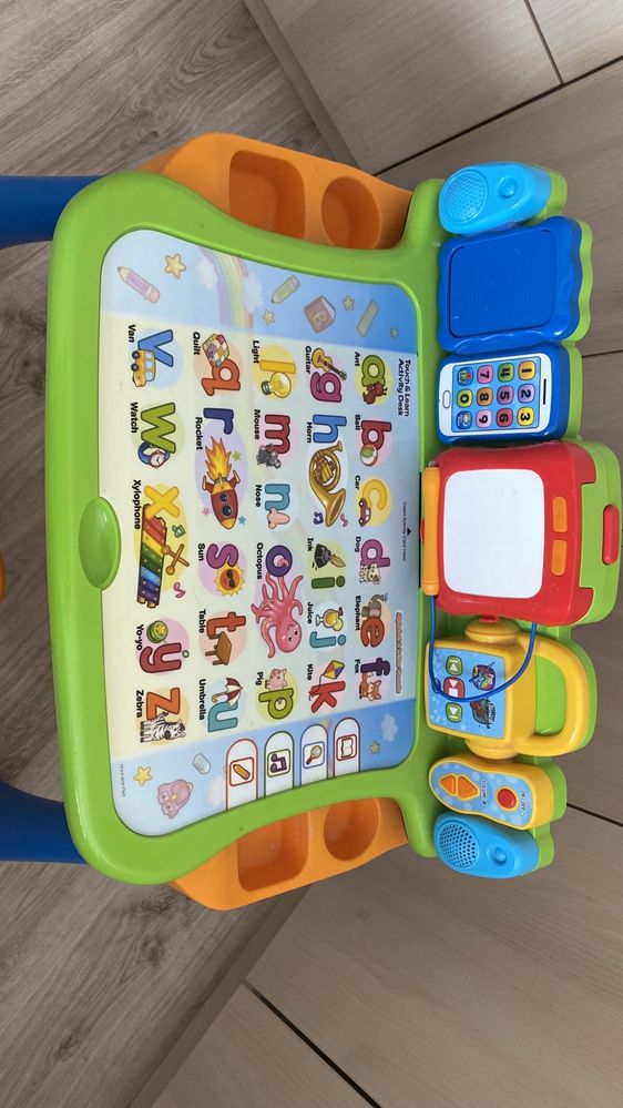 Masuta de studiu 4 IN 1 Vtech, cu activitati - Touch and learn