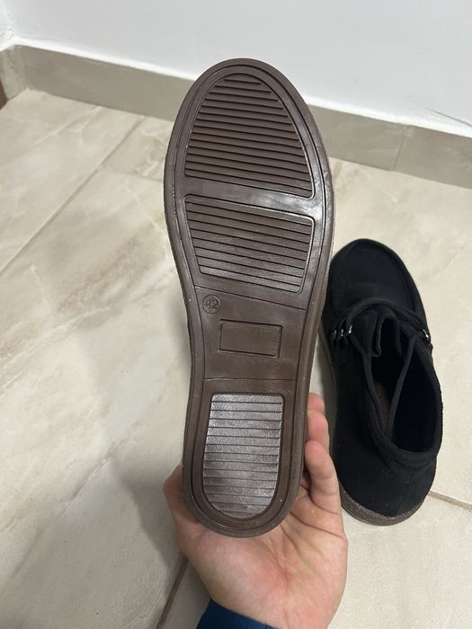 Pantofi piele întoarsă model nou