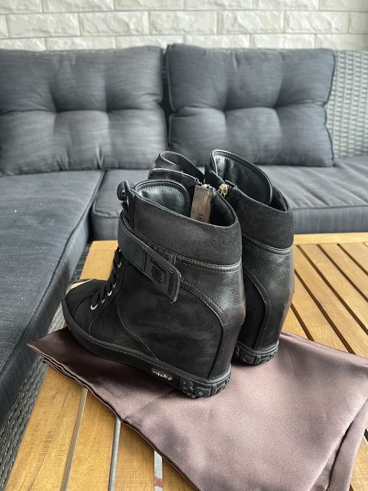 Baldinini боти велур и кожа