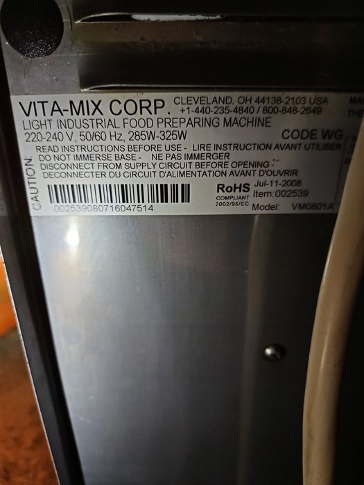 Moror 220 v casetat blender inox