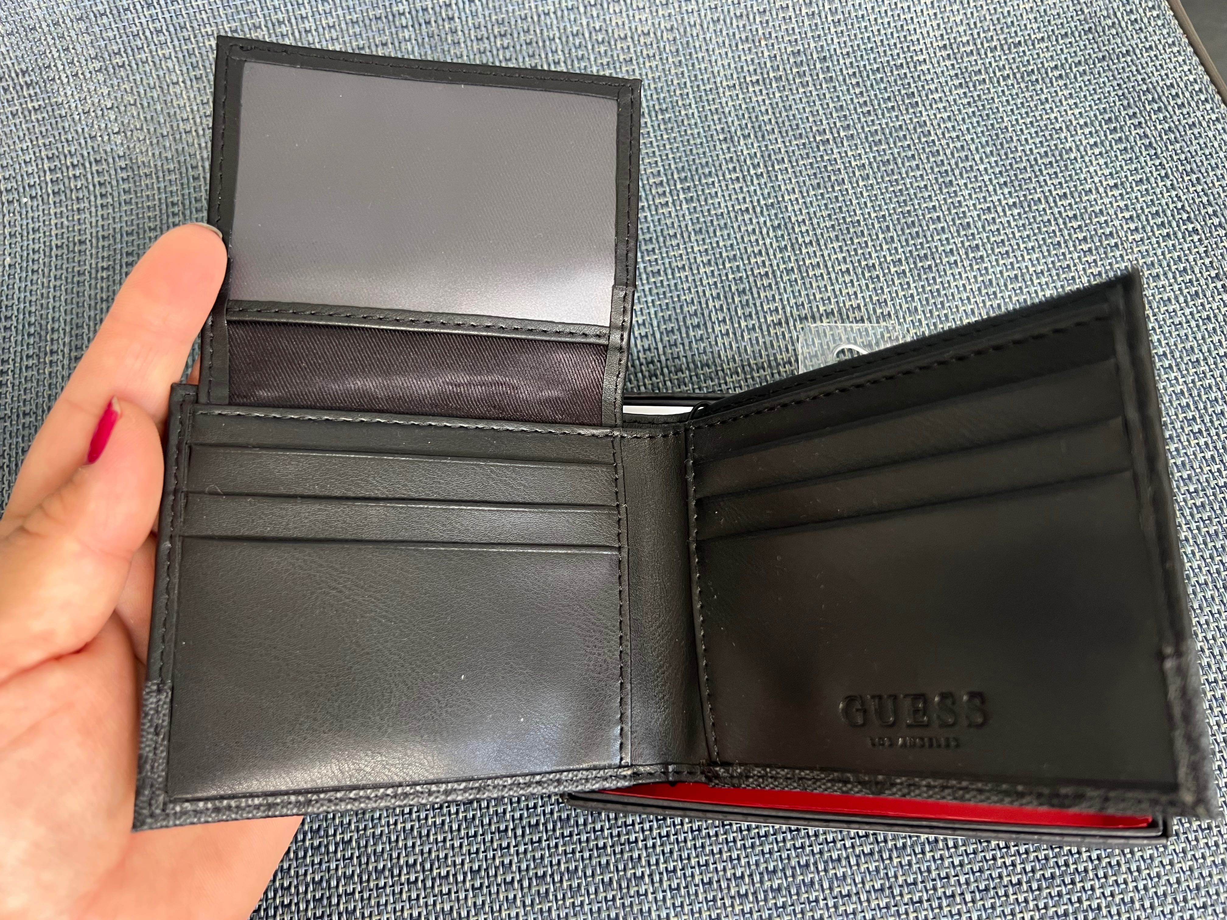 НАМАЛЕНИЕ 79лв не 139 оригинален Tommy Hilfiger Guess мъжки портфейл