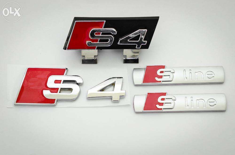 Set Embleme Audi A4/S4-line s-line