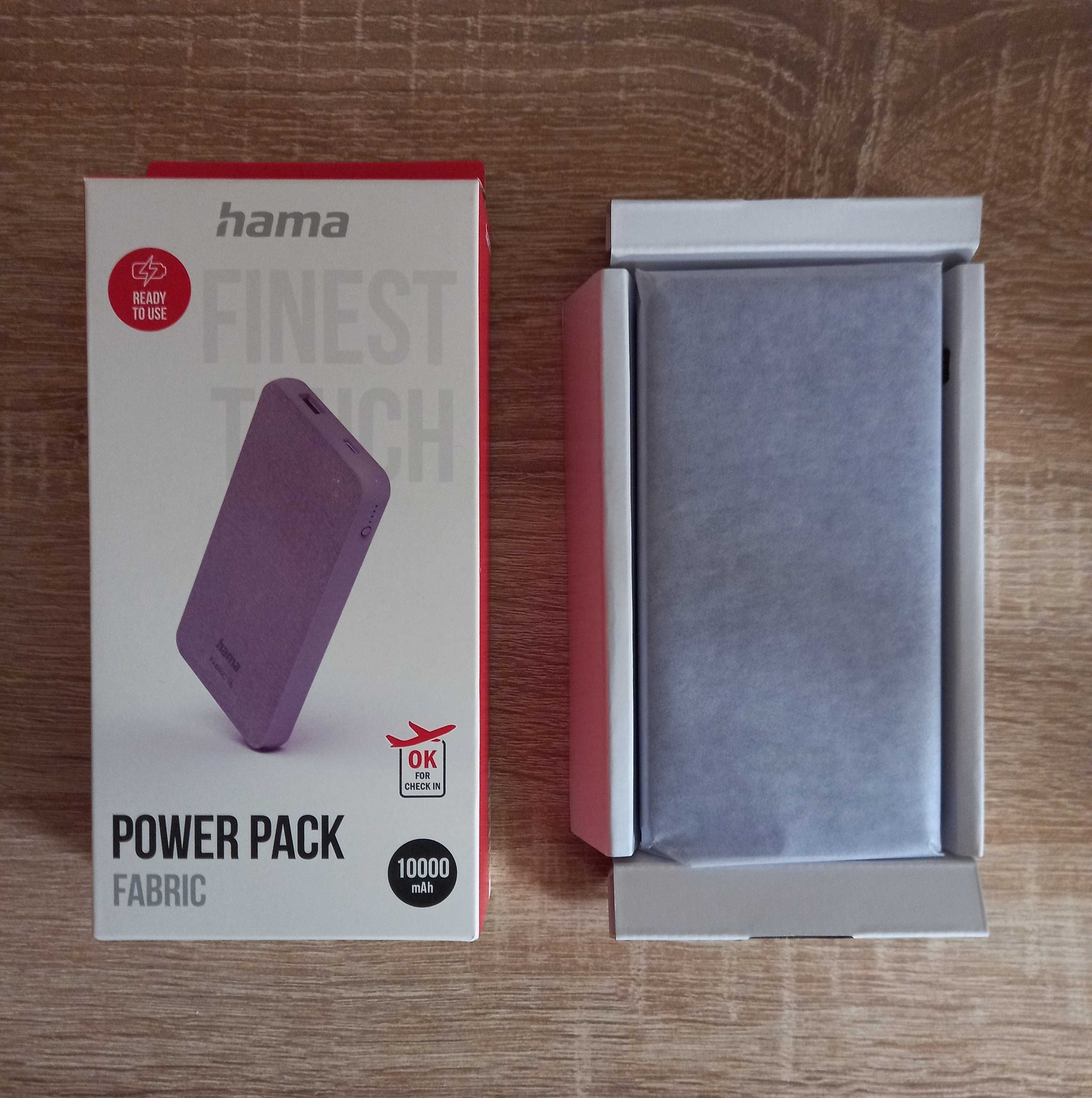 Hama-външна батерия- 10000 mAh-PowerPackFabric10