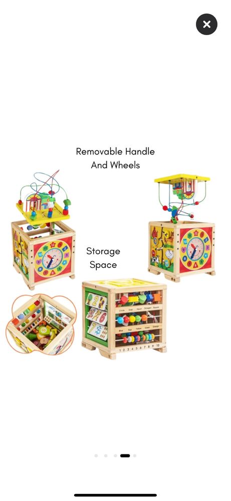 Antemergator si cub educational WoodWalker LEXI pentru copii, din lemn