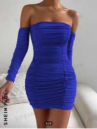 Синя рокля размер ХС/С
