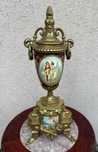 Superba vaza-urna-stil-Sèvres-bronz-portelan-scene galante-Franta