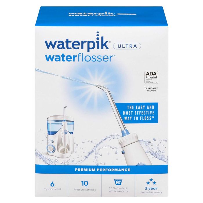 Waterpik ultra – чистка зубов пульсирующей струей воды.