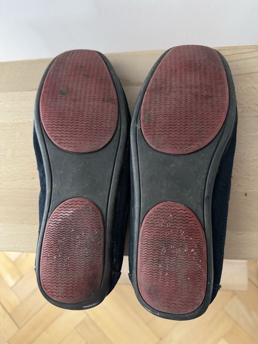 Mocasini bleumarin piele întoarsă